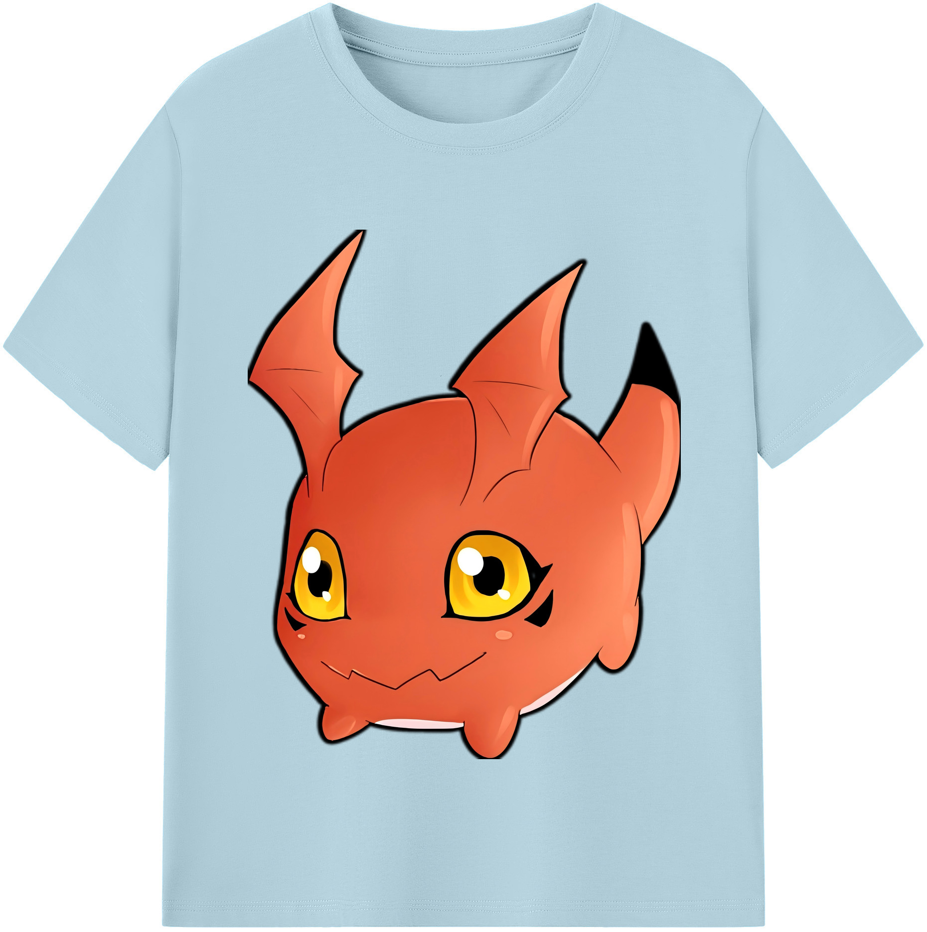 （画像用） Digimon デジタルモンスター/デジモン 綿100％半袖Tシャツ（フロントプリント）